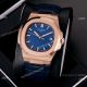 Best Copy Patek Philippe Nautilus 40mm Watches Rose Gold Brown Leather Band (2)_th.jpg